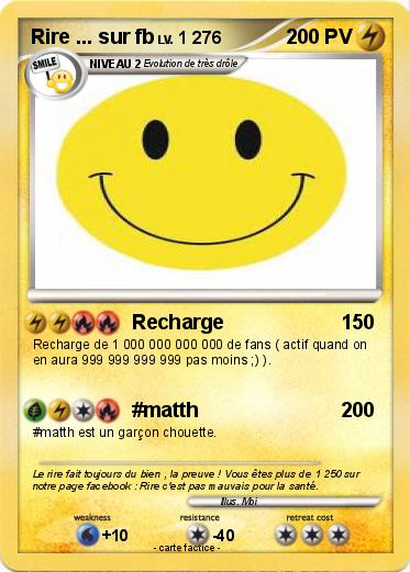Pokemon Rire ... sur fb