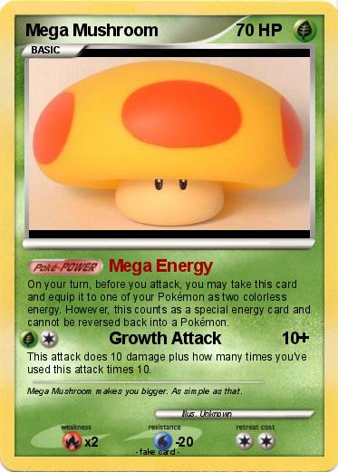 Pokemon Mega Mushroom