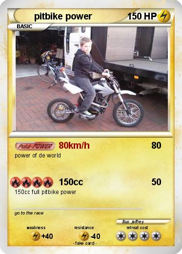Pokemon pitbike power