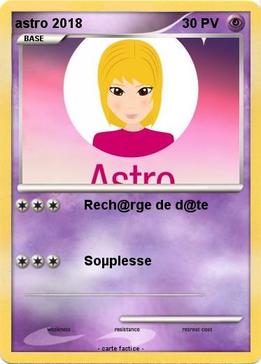 Pokemon astro 2018