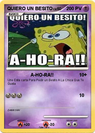 Pokemon QUIERO UN BESITO