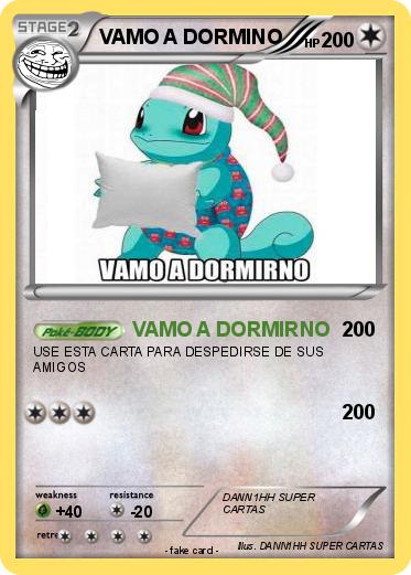 Pokemon VAMO A DORMINO