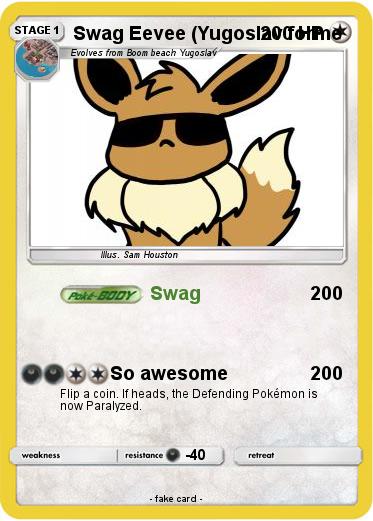 Pokemon Swag Eevee (Yugoslav forme