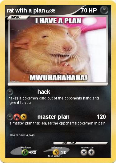 Pokemon rat with a plan