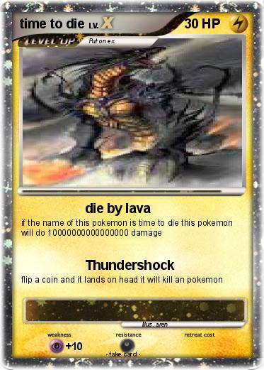 Pokemon time to die