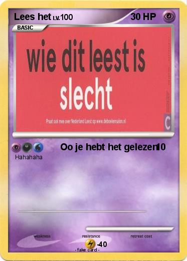 Pokemon Lees het