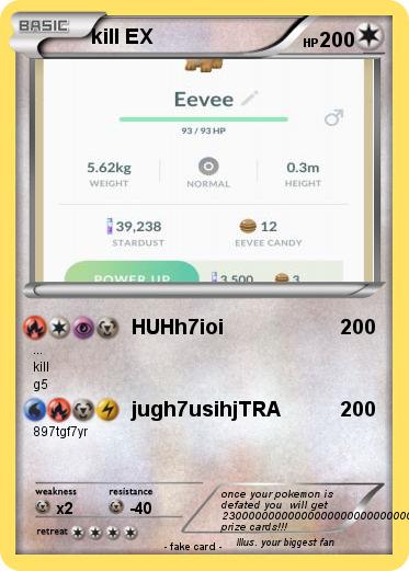 Pokemon kill EX