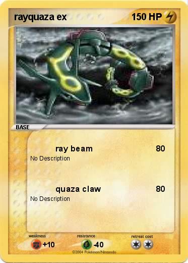 Pokemon rayquaza ex