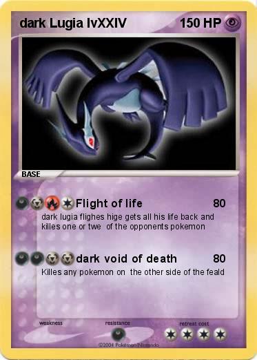 Pokemon dark Lugia lvXXIV