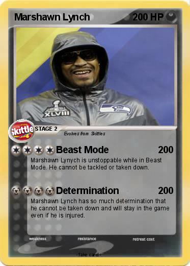 Pokemon Marshawn Lynch