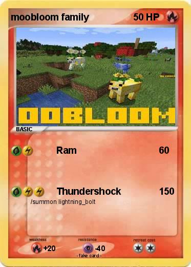 Pokemon moobloom family