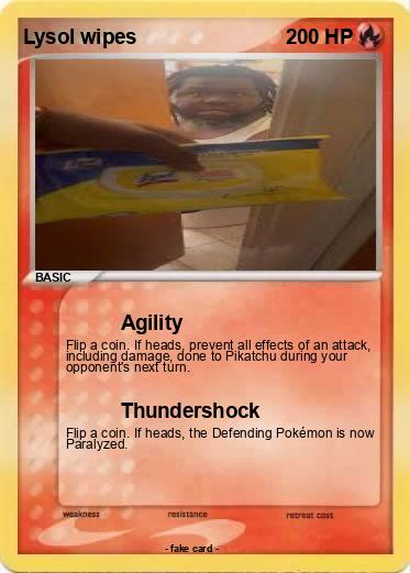 Pokemon Lysol wipes