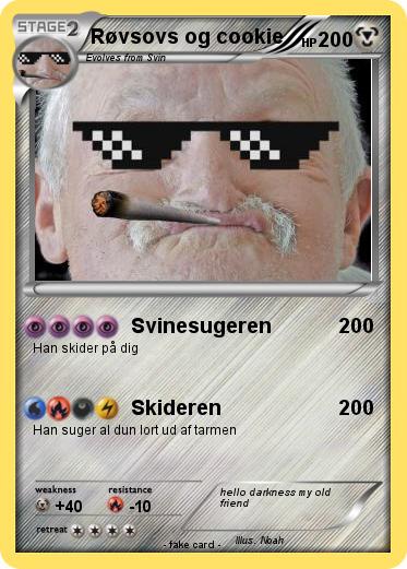 Pokemon Røvsovs og cookie