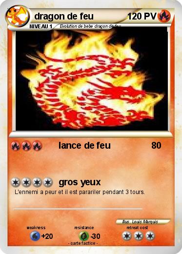 Pokemon dragon de feu