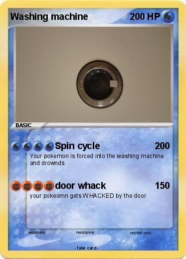 Pokemon Washing machine