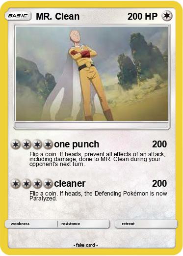 Pokemon MR. Clean
