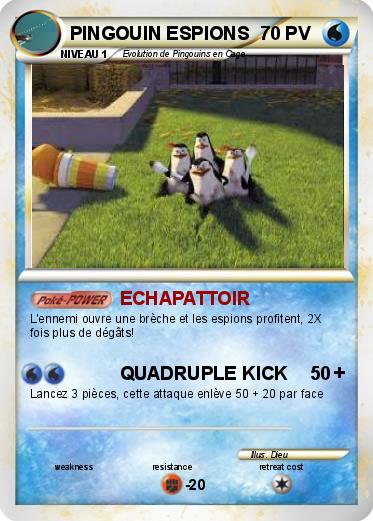 Pokemon PINGOUIN ESPIONS
