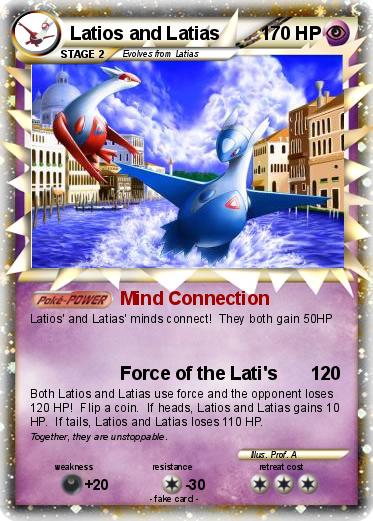Pokemon Latios and Latias