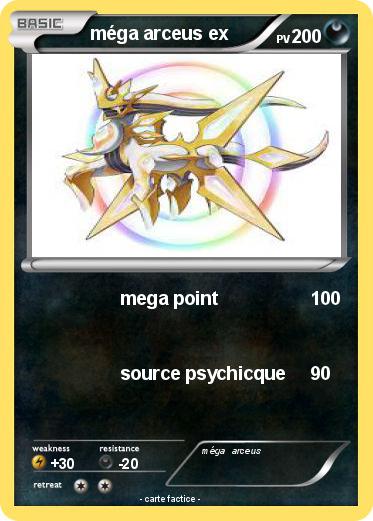 Pokemon méga arceus ex