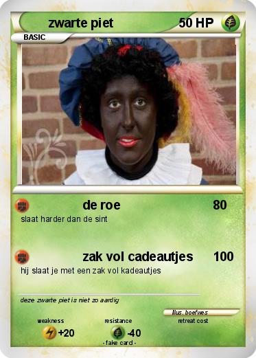 Pokemon zwarte piet