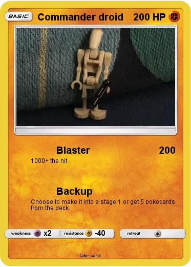 Pokemon Commander droid