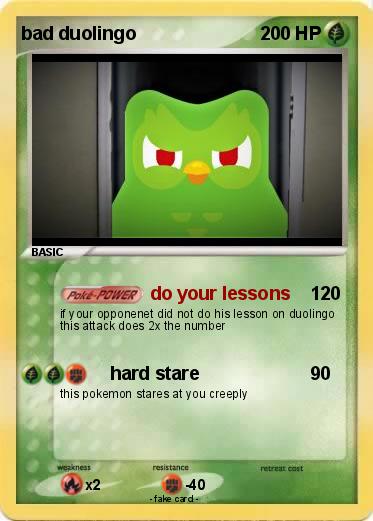 Pokemon bad duolingo