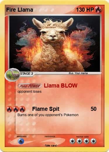 Pokemon Fire Llama