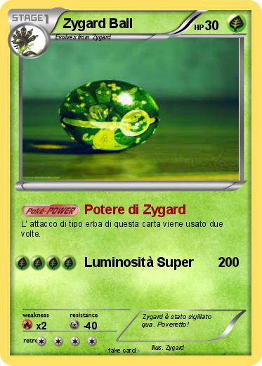 Pokemon Zygard Ball