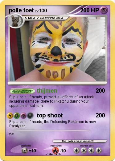 Pokemon polie toet