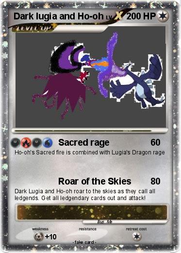 Pokemon Dark lugia and Ho-oh