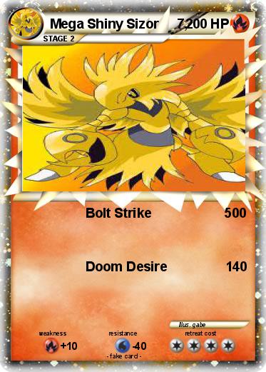 Pokemon Mega Shiny Sizor     7,