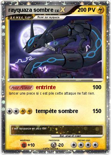 Pokemon rayquaza sombre