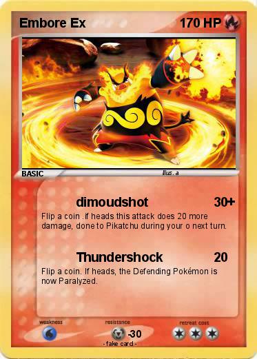 Pokemon Embore Ex