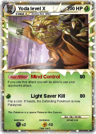 Pokemon Yoda level X