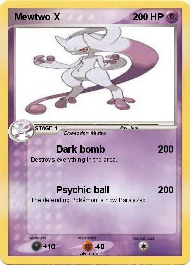 Pokemon Mewtwo X