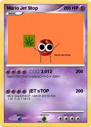 Pokemon Mário Jet Stop