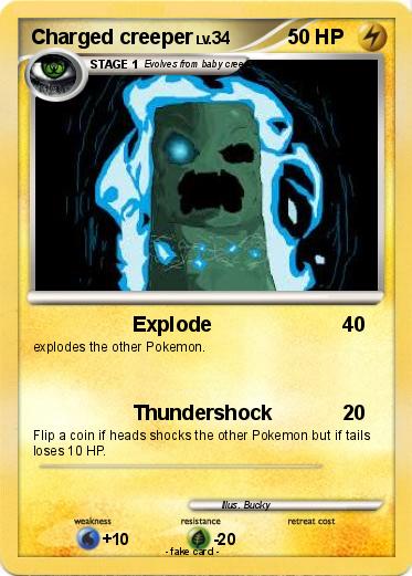 Pokemon Charged creeper