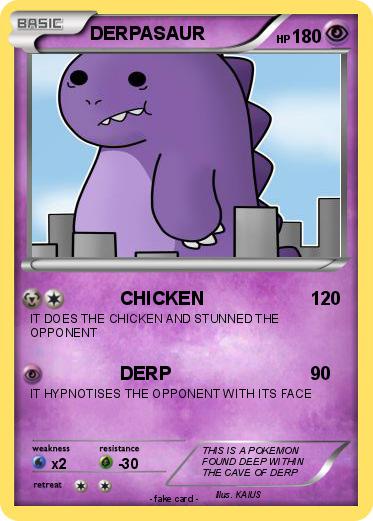 Pokemon DERPASAUR