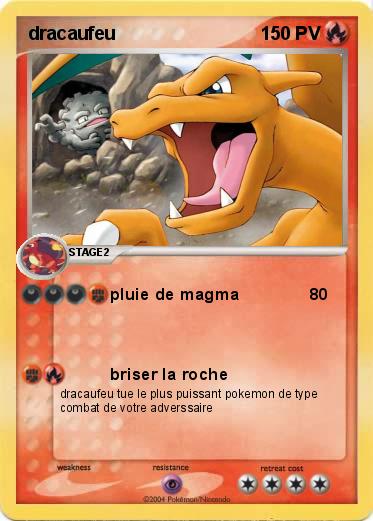 Pokemon dracaufeu 
