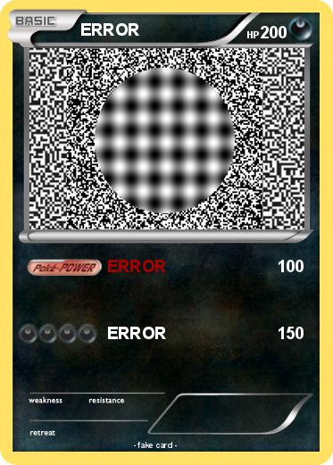 Pokemon ERROR
