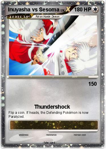 Pokemon Inuyasha vs Sesoma
