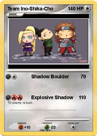 Pokemon Team Ino-Shika-Cho