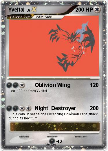 Pokemon Yveltal