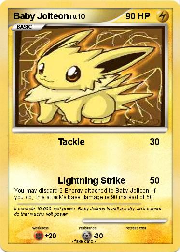 Pokemon Baby Jolteon
