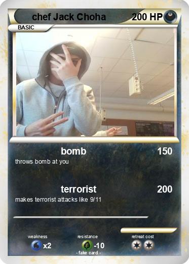 Pokemon chef Jack Choha