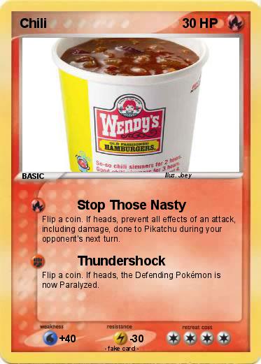 Pokemon Chili