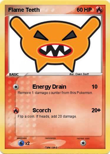Pokemon Flame Teeth