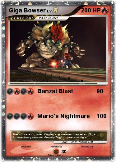 Pokemon Giga Bowser