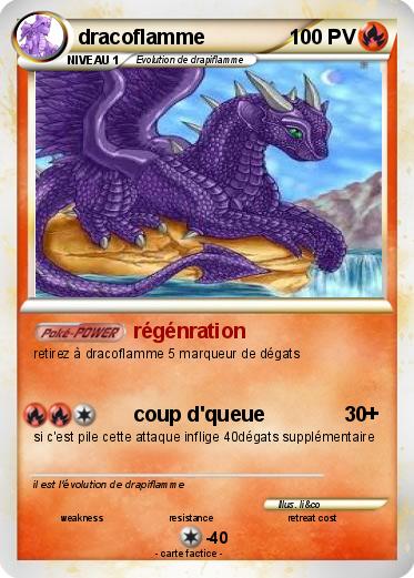 Pokemon dracoflamme