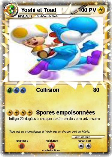 Pokemon Yoshi et Toad